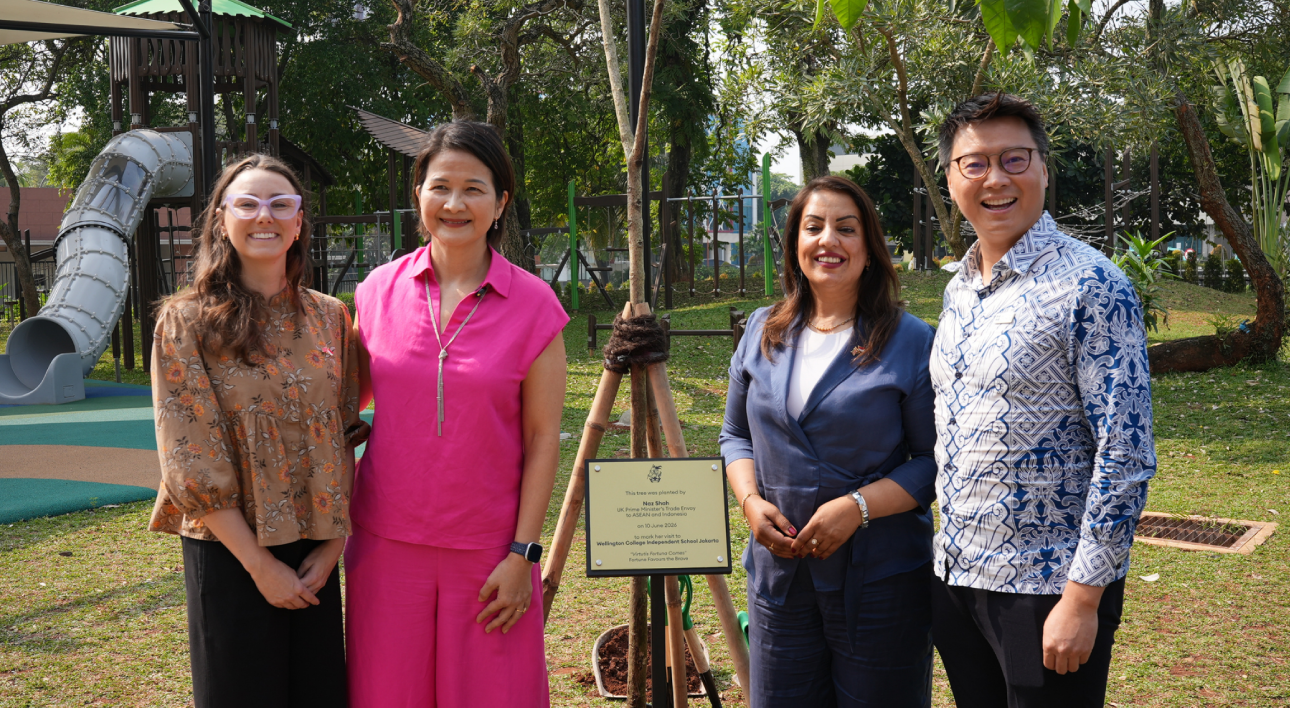 UK Government Trade Envoy Visits Wellington College Independent School Jakarta